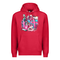 Cardinal dental elements and cancer with cowhide and leopard Premium Hoodie - AdoDesignShop