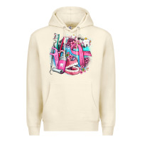 Sandshell dental elements and cancer with cowhide and leopard Premium Hoodie - AdoDesignShop