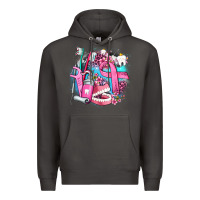 Smoke dental elements and cancer with cowhide and leopard Premium Hoodie - AdoDesignShop