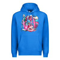True Royal dental elements and cancer with cowhide and leopard Premium Hoodie - AdoDesignShop