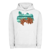 Pigment Lunar Rock wood leather patch Urban Hoodie - AdoDesignShop