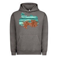 Pigment Tornado wood leather patch Urban Hoodie - AdoDesignShop