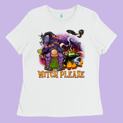 Witch Please Ladies Tee Designed By Barkaloodesign