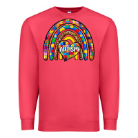 Cardinal autism rainbow Premium Sweatshirt - Zillion Design Studio