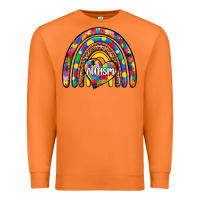 Carrot autism rainbow Premium Sweatshirt - Zillion Design Studio