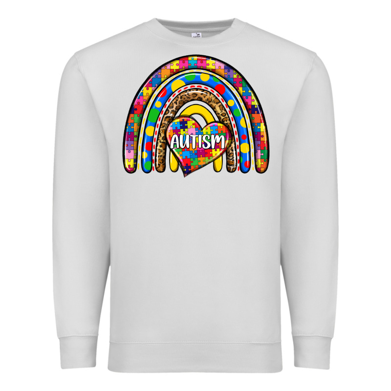 Autism Rainbow Premium Sweatshirt by Zillion Design Studio | Teevron