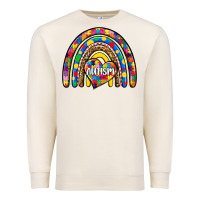 Sandshell autism rainbow Premium Sweatshirt - Zillion Design Studio