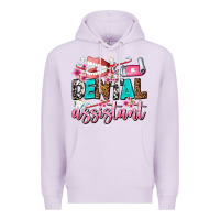 Lilac dental assistant Premium Hoodie - AdoDesignShop
