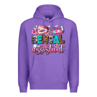 Purple dental assistant Premium Hoodie - AdoDesignShop
