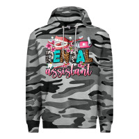 Slate Camo dental assistant Premium Hoodie - AdoDesignShop