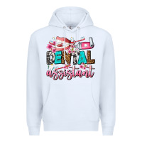 White dental assistant Premium Hoodie - AdoDesignShop