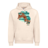 Wood Leather Patch Urban Hoodie | Teevron