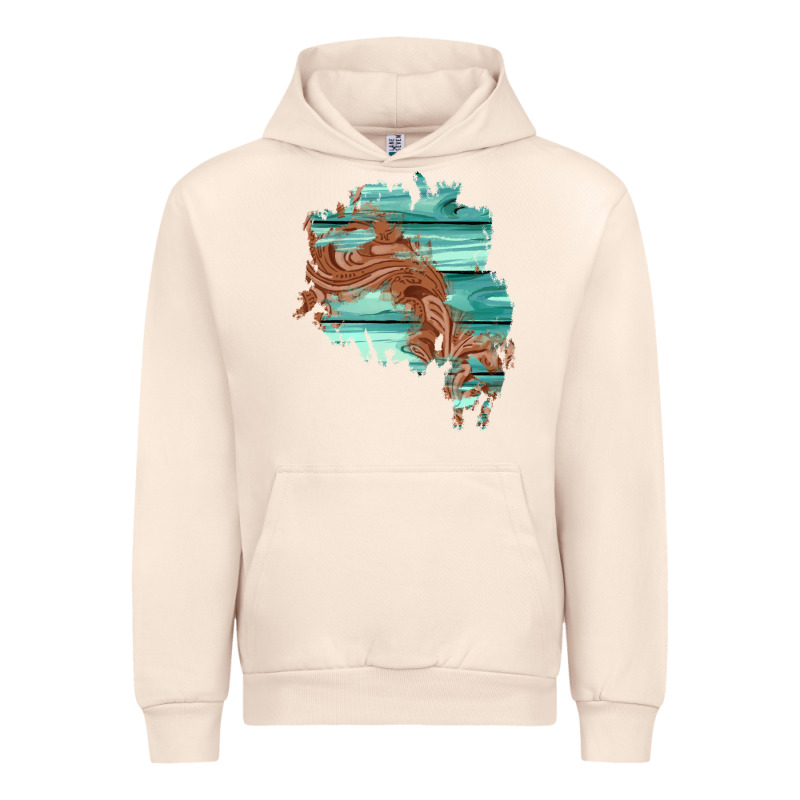 Wood Leather Patch Urban Hoodie by AdoDesignShop | Teevron