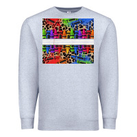 Heather Grey Personalized crayons Premium Sweatshirt - texasbilliewilder