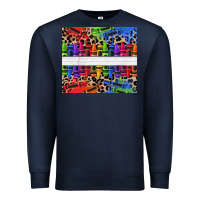 Navy Personalized crayons Premium Sweatshirt - texasbilliewilder
