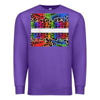 Purple Personalized crayons Premium Sweatshirt - texasbilliewilder