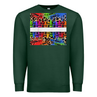 Sports Green Personalized crayons Premium Sweatshirt - texasbilliewilder