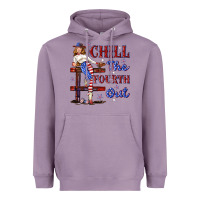 Lavender chill the fourth out 4th july Heavyweight Hoodie - texasbilliewilder