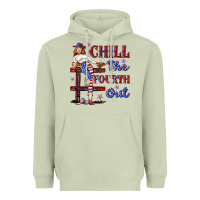 Matcha chill the fourth out 4th july Heavyweight Hoodie - texasbilliewilder