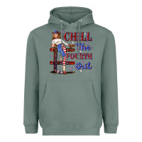 Sage chill the fourth out 4th july Heavyweight Hoodie - texasbilliewilder