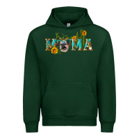 Forest Green western mama cow Urban Hoodie - Artiststas