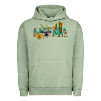 Pigment Oil Green western mama cow Urban Hoodie - Artiststas