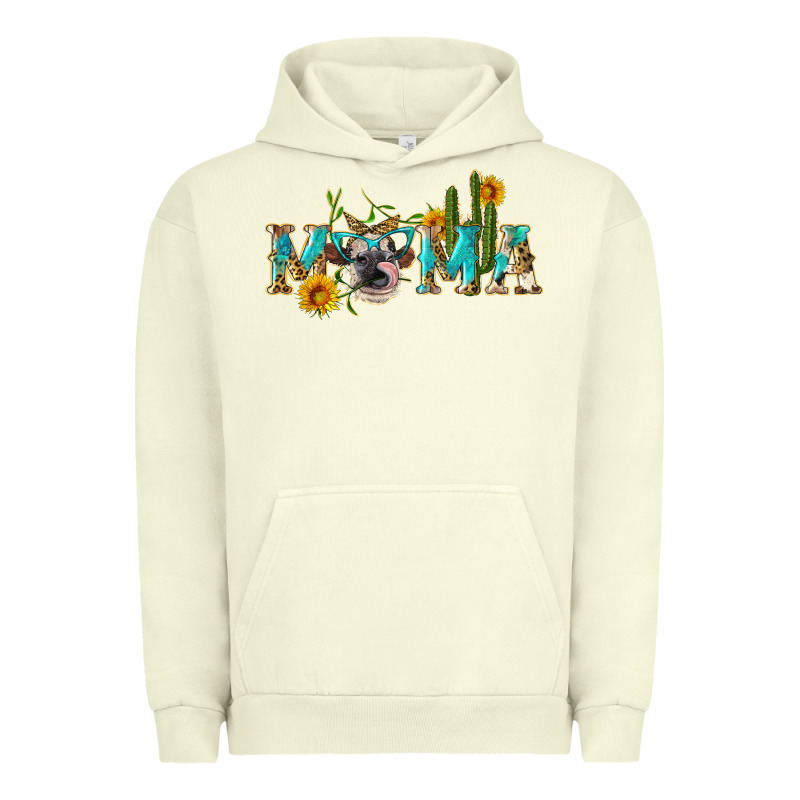 Western Mama Cow Urban Hoodie by Artiststas | Teevron