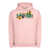 Pigment Salmon western mama cow Urban Hoodie - Artiststas