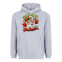 Heather Grey dont stop believin Heavyweight Hoodie - Zillion Design Studio