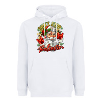 White dont stop believin Heavyweight Hoodie - Zillion Design Studio