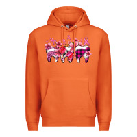 Carrot cancer ribbon with teeth Premium Hoodie - AdoDesignShop