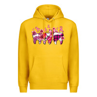 Lemon cancer ribbon with teeth Premium Hoodie - AdoDesignShop