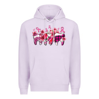 Lilac cancer ribbon with teeth Premium Hoodie - AdoDesignShop