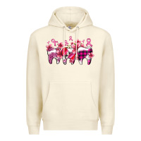 Sandshell cancer ribbon with teeth Premium Hoodie - AdoDesignShop