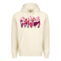 Tofu cancer ribbon with teeth Premium Hoodie - AdoDesignShop