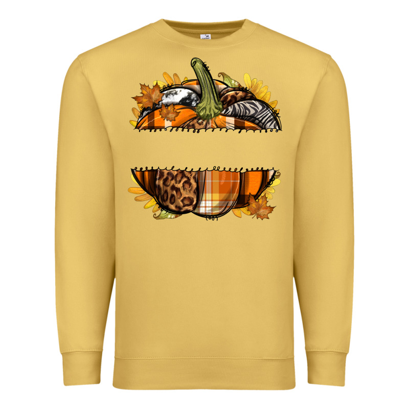 Personalized Fall Pumpkin Premium Sweatshirt by texasbilliewilder | Teevron