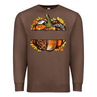 Chestnut Personalized Fall Pumpkin Premium Sweatshirt - texasbilliewilder