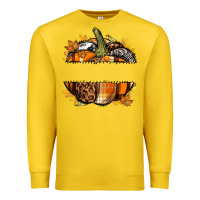 Lemon Personalized Fall Pumpkin Premium Sweatshirt - texasbilliewilder