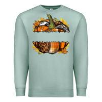 Seafoam Personalized Fall Pumpkin Premium Sweatshirt - texasbilliewilder