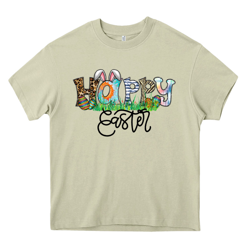 Happy Easter Heavy Core Tee by CowhideDigitalArt | Teevron