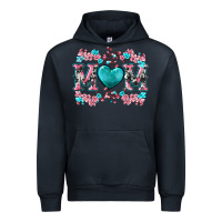Navy cherry blossoms mom Urban Hoodie - Artiststas