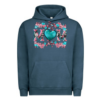 Pigment Midnight Navy cherry blossoms mom Urban Hoodie - Artiststas