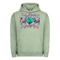 Pigment Oil Green cherry blossoms mom Urban Hoodie - Artiststas