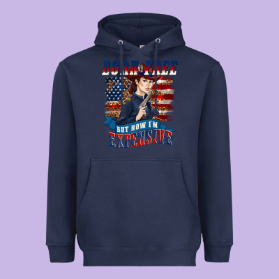 Heavyweight Hoodie born free but now im expensive