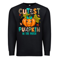 Black Cutest Pumpkin In The Patch Premium Sweatshirt - texasbilliewilder