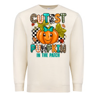 Sandshell Cutest Pumpkin In The Patch Premium Sweatshirt - texasbilliewilder