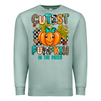 Seafoam Cutest Pumpkin In The Patch Premium Sweatshirt - texasbilliewilder