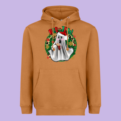 Ghost Dead Inside But It’s Christmas Boojee Heavyweight Hoodie Designed By Zillion Design Studio