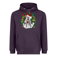 Plum ghost dead inside but it’s christmas boojee Heavyweight Hoodie - Zillion Design Studio
