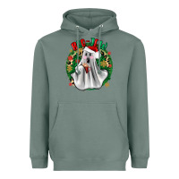 Sage ghost dead inside but it’s christmas boojee Heavyweight Hoodie - Zillion Design Studio
